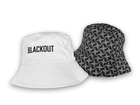 Reversible buckethat White / Allover print