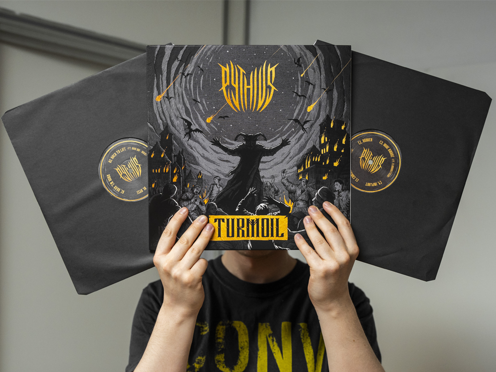 Pythius - Turmoil 2 LP + T-shirt bundle