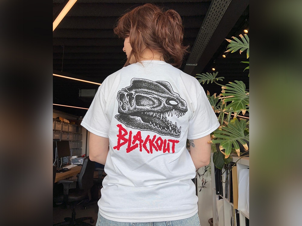 Dilophosaurus T-shirt White