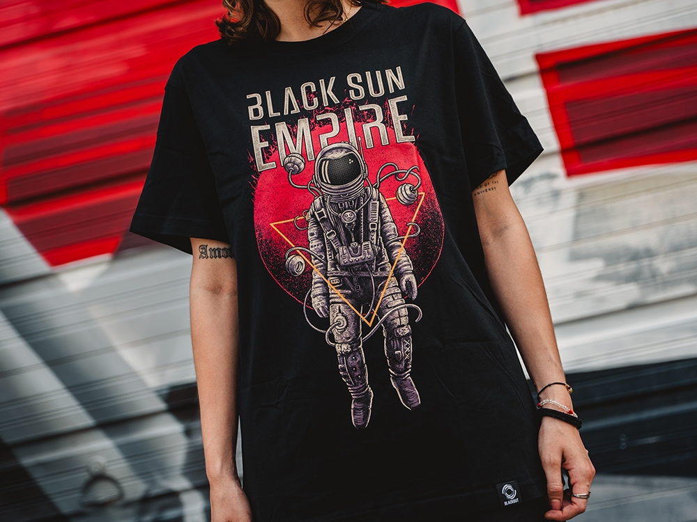 Kosmonaut t-shirt Black