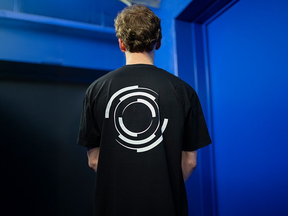 Black Back Logo Black