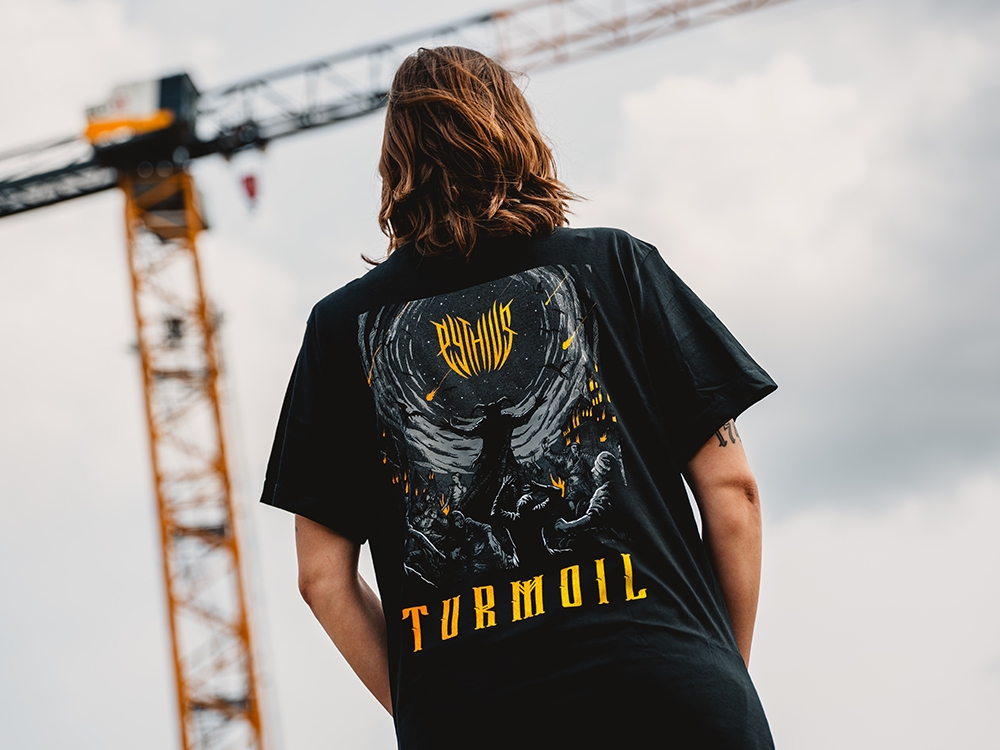 Pythius - Turmoil T-shirt Black