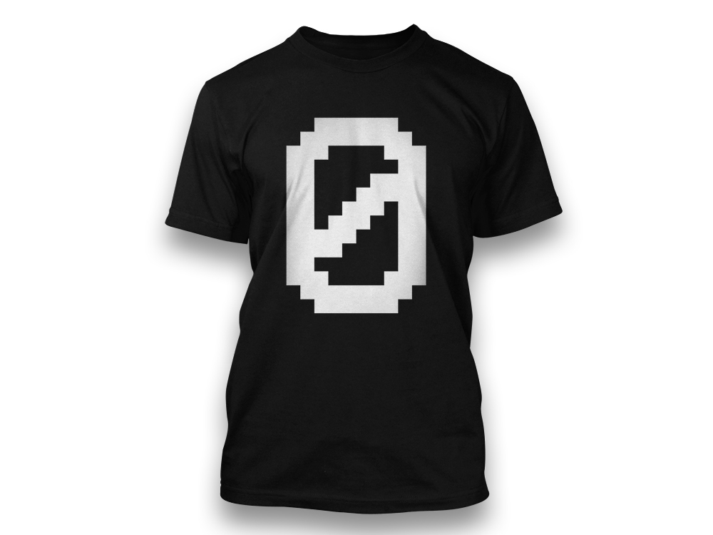 T-Shirt Black - Gridlok - Z3R0 H0U2 Print