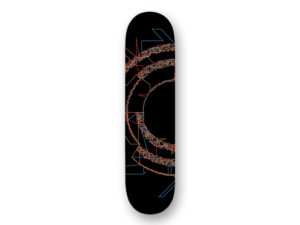 Skateboard Lineart