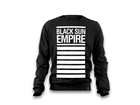 Sweater Black - Black Sun Empire - White Barlogo Print