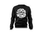 Sweater Black - State of Mind - White Logo Print